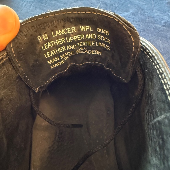 Alfani Black Leather Boots - Picture 2 of 6